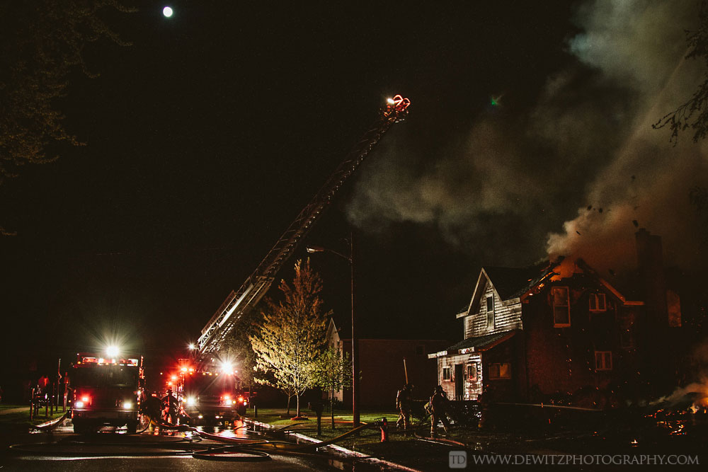 Eau Claire Fire Department Battles Massive House Fire in the City of