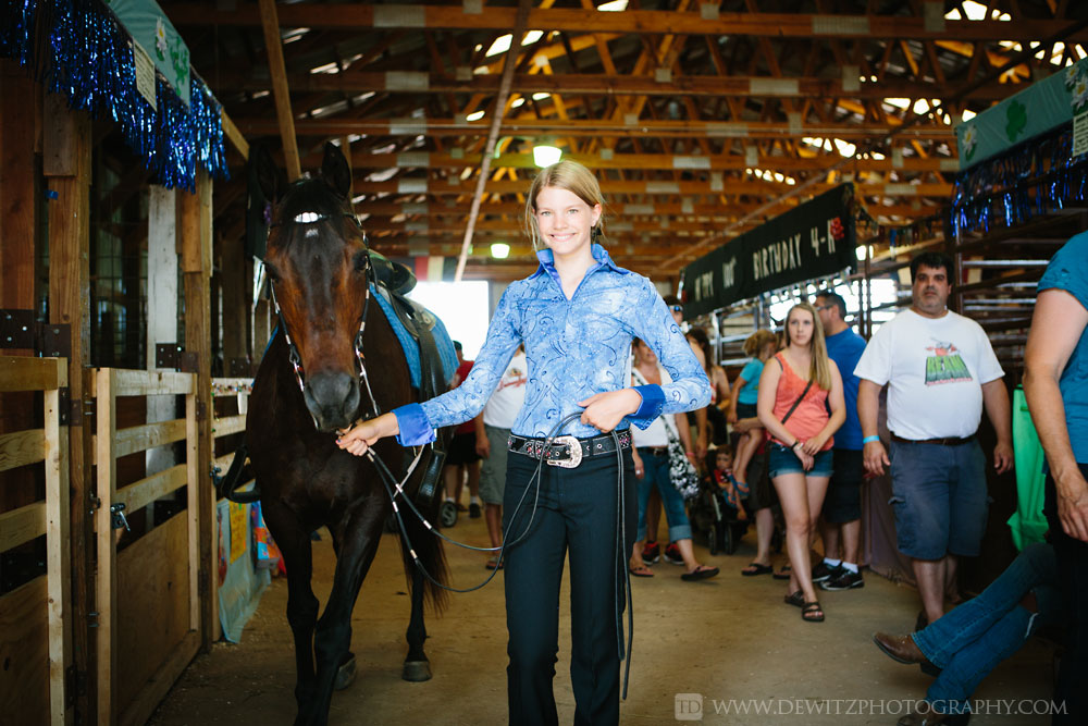 State Fair Horse Competition and Cowgirl Portraits