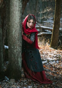 Red Riding Hood Model Photography Shoot With Child Model