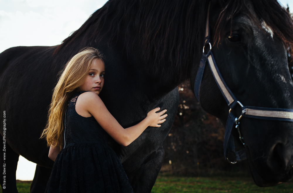 Young Girls' Dream with Horses